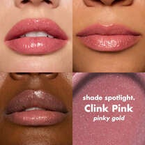 Pout Clout Lip Plumping Pen, new shade! Clink Pink - Pinky Gold Shimmer